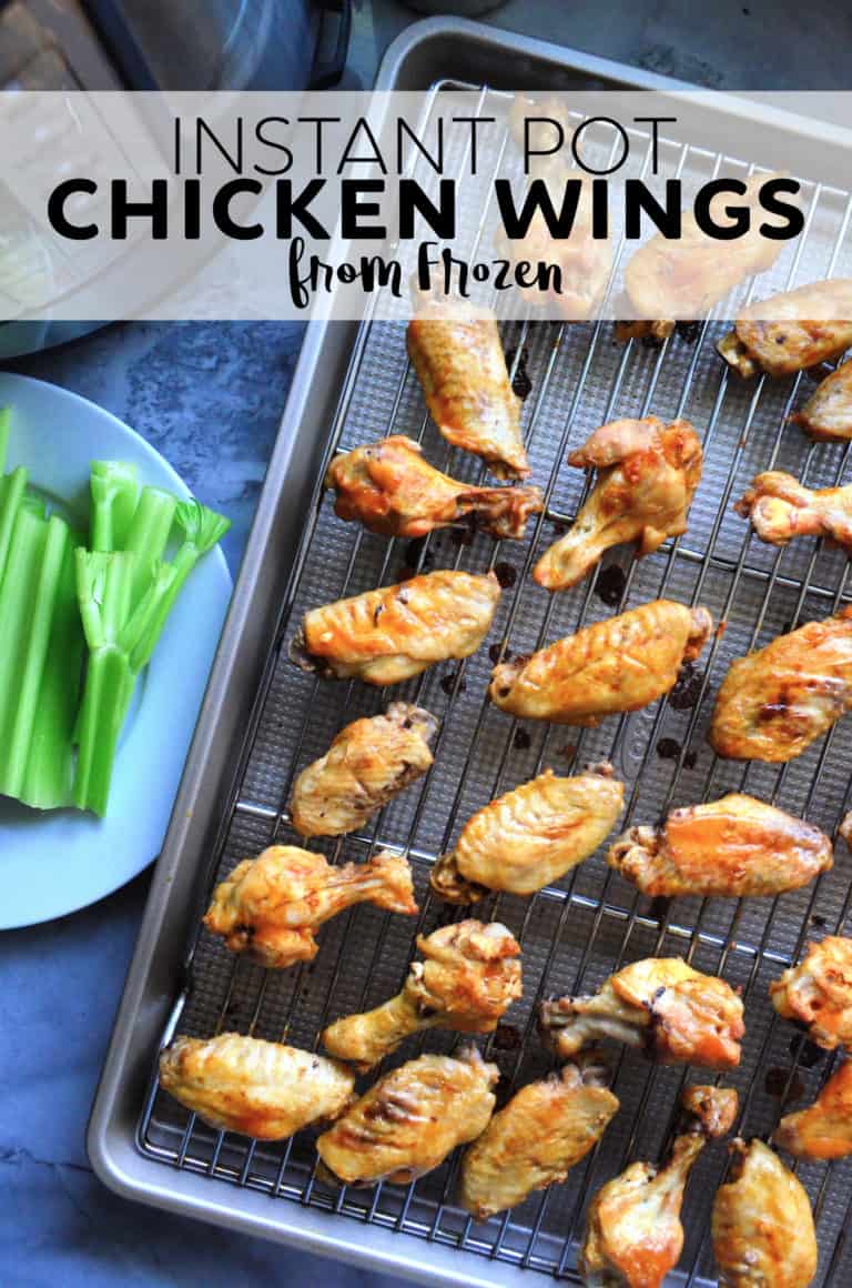 Instant Pot Chicken Wings From Frozen - Katie's Cucina