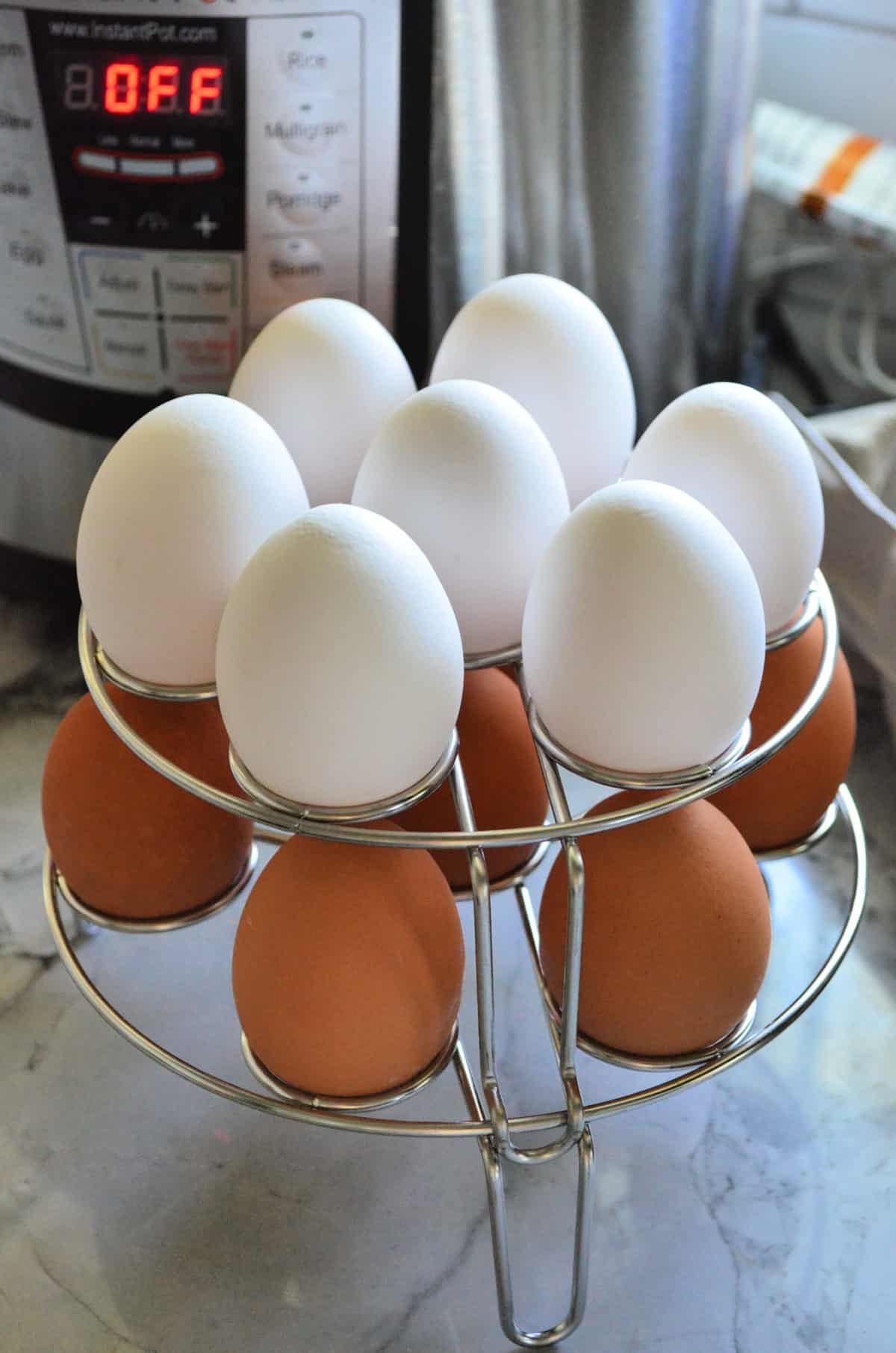Instant Pot Hard Boiled Eggs - Katie's Cucina