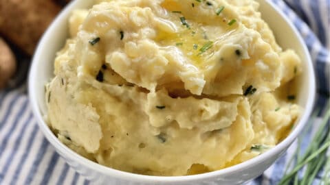 Sour Cream and Chive Mashed Potatoes