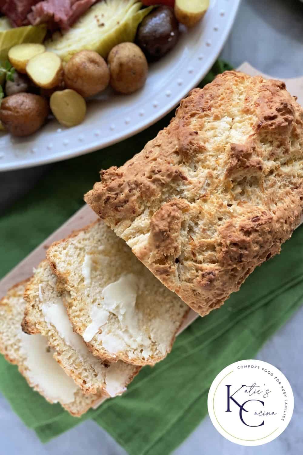 Cheddar Cheese Bread Recipe - Katie's Cucina